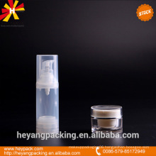 Transparent 30ml PP airless bottle in stock